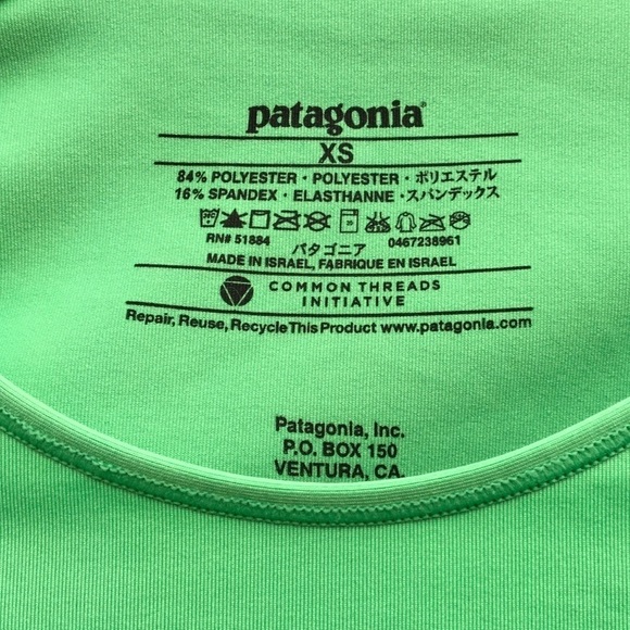 Patagonia Capilene 1 Silkweight Baselayer Tee Green Women’s Size XS - Picture 4 of 6